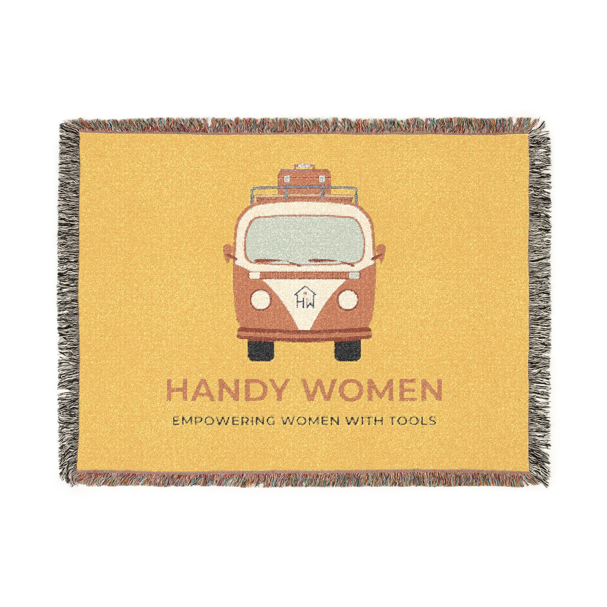 Handy Women Woven Blanket | Throw