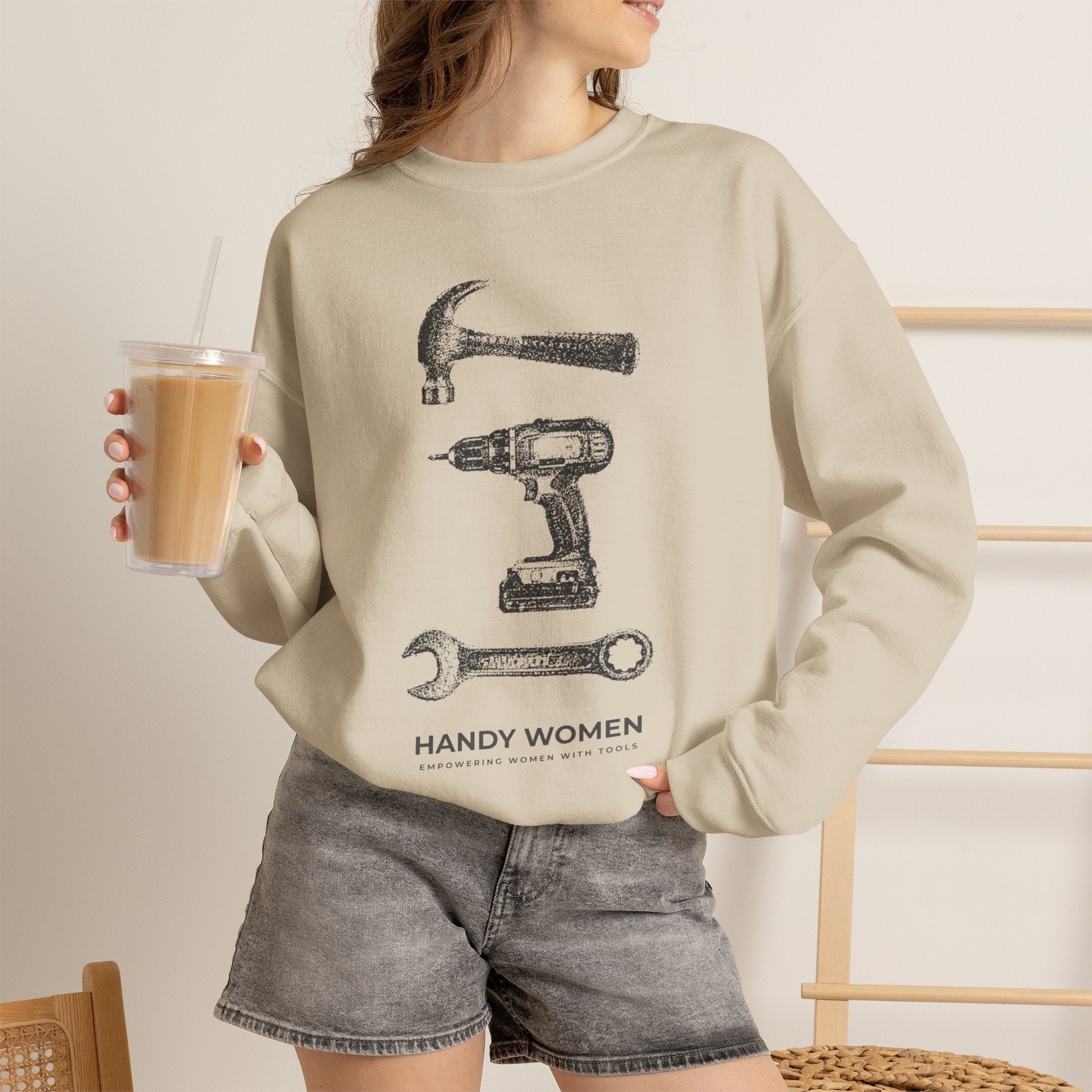 Handy Women Tools Crewneck