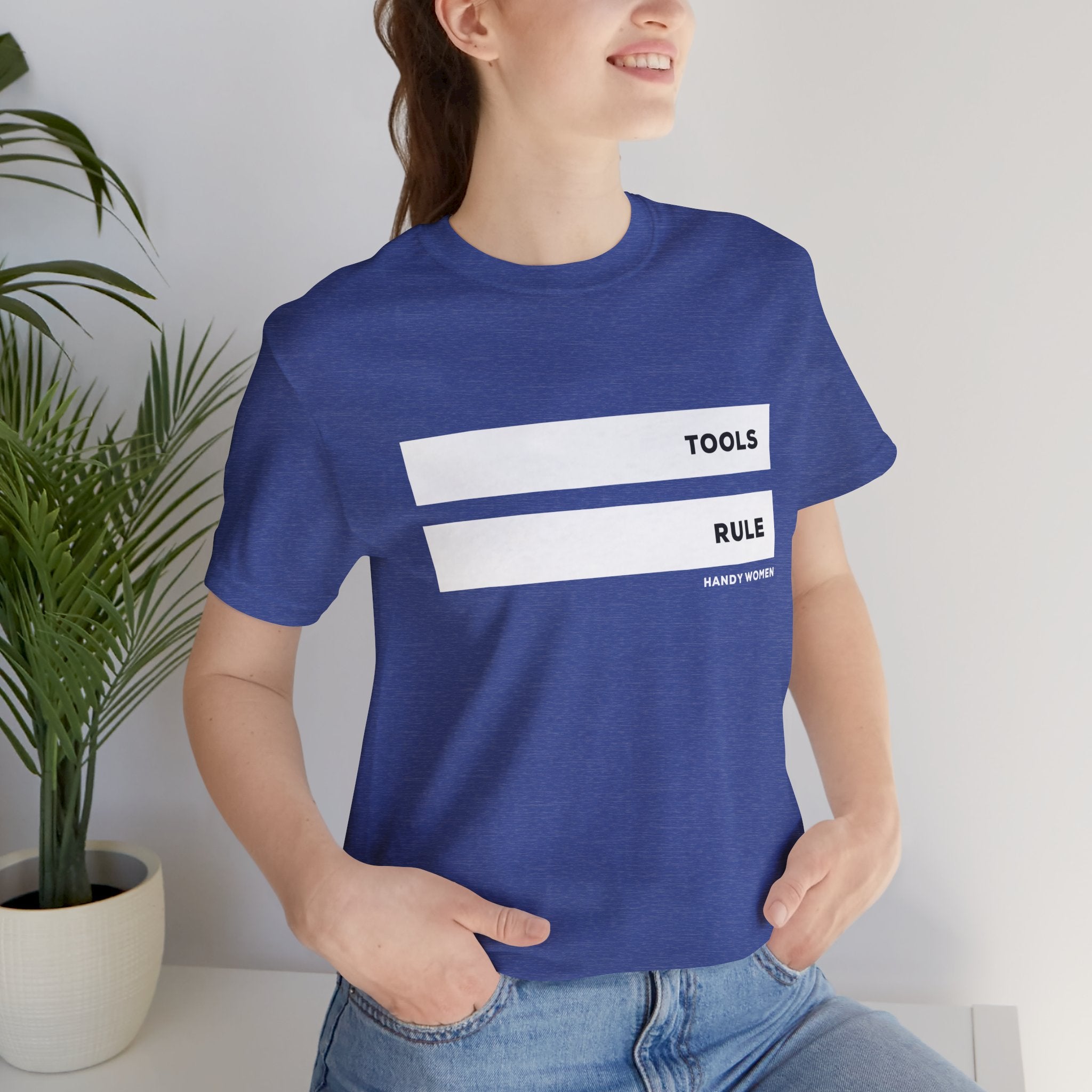 Tools Rule Graphic Tee — "TOOLS RULE" Women&