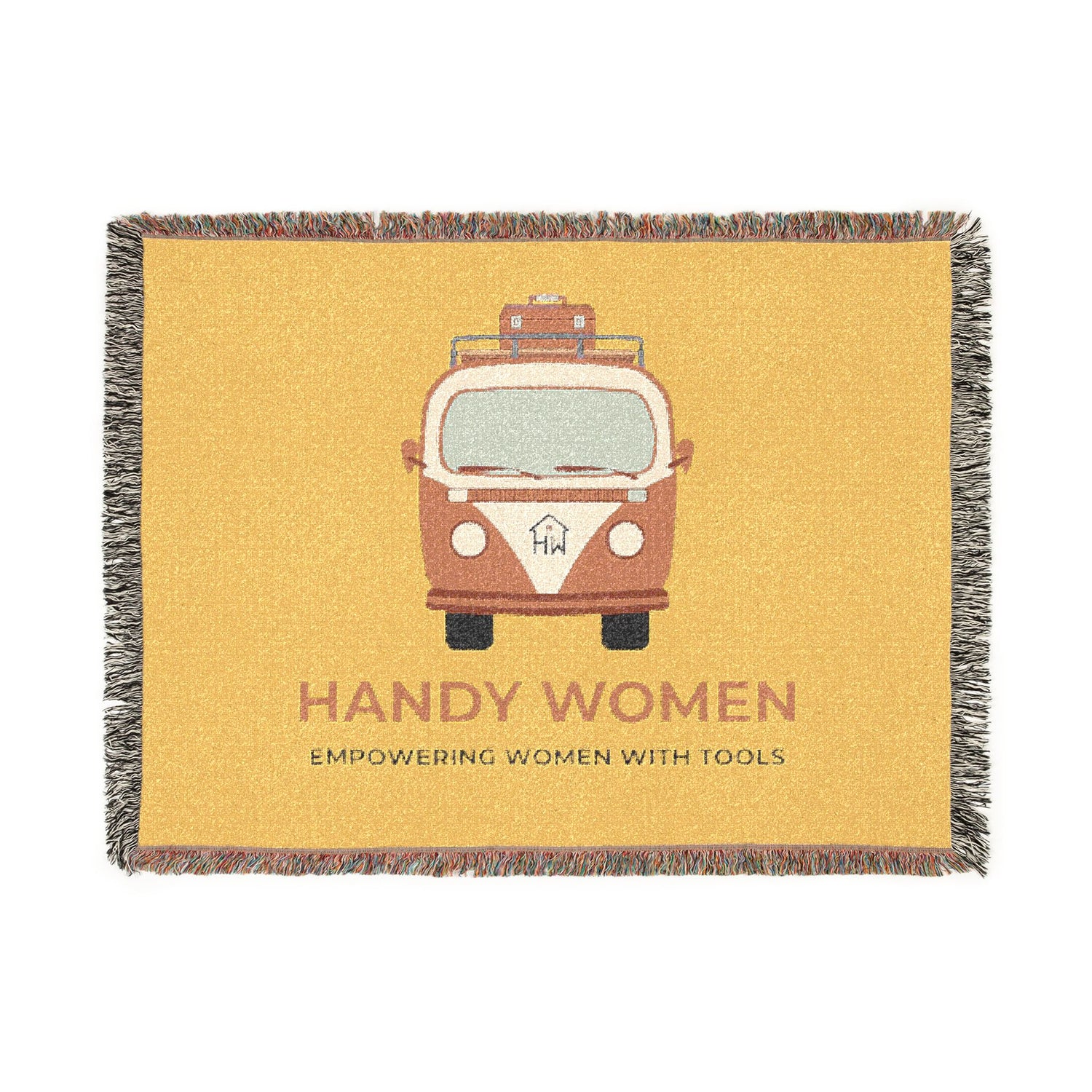 Handy Women Woven Blanket | Throw