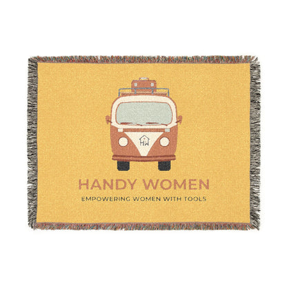 Handy Women Woven Blanket | Throw
