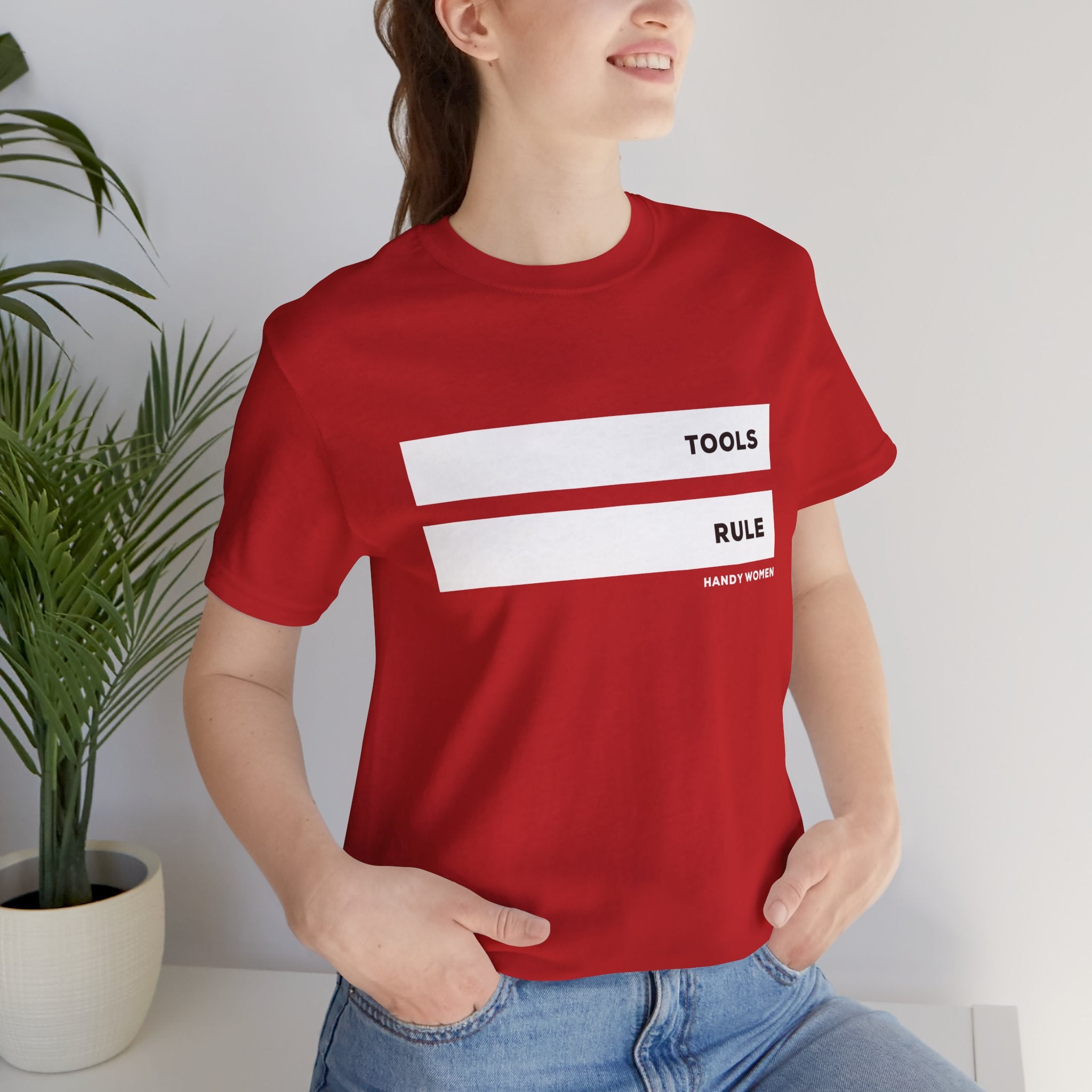 Tools Rule Graphic Tee — "TOOLS RULE" Women&