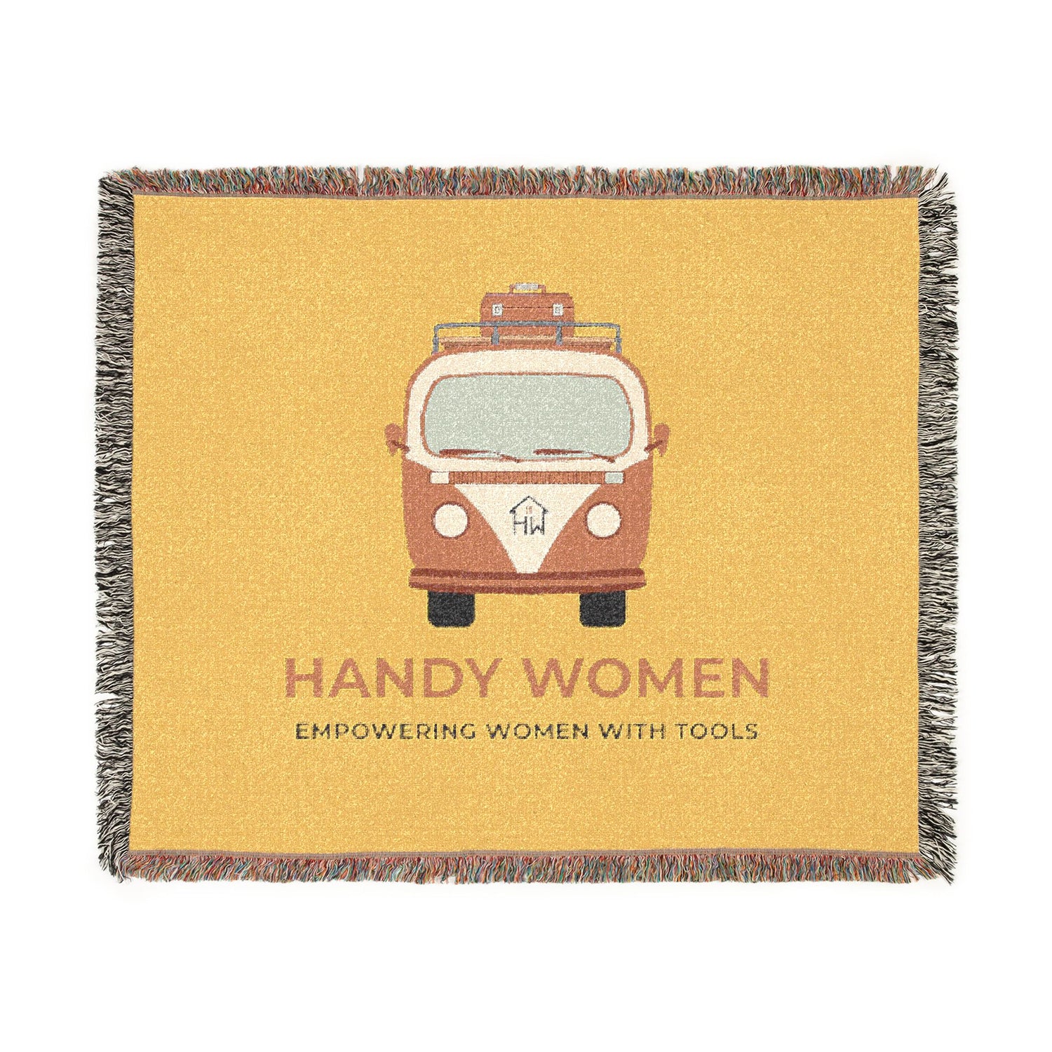 Handy Women Woven Blanket | Throw
