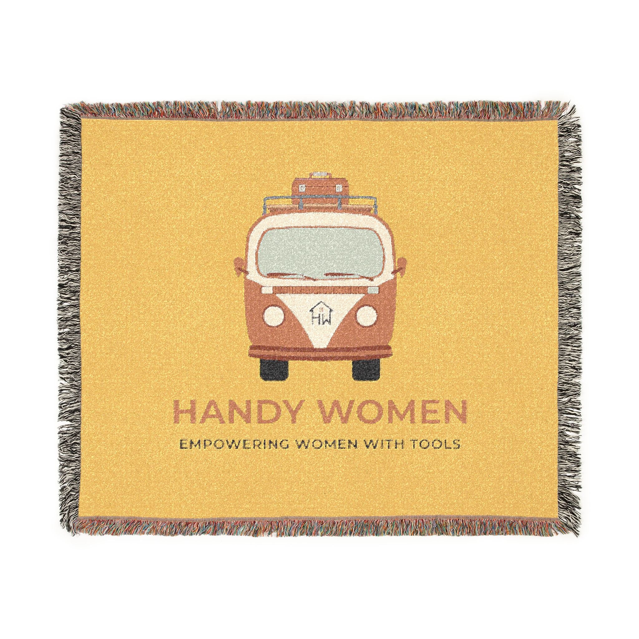 Handy Women Woven Blanket | Throw