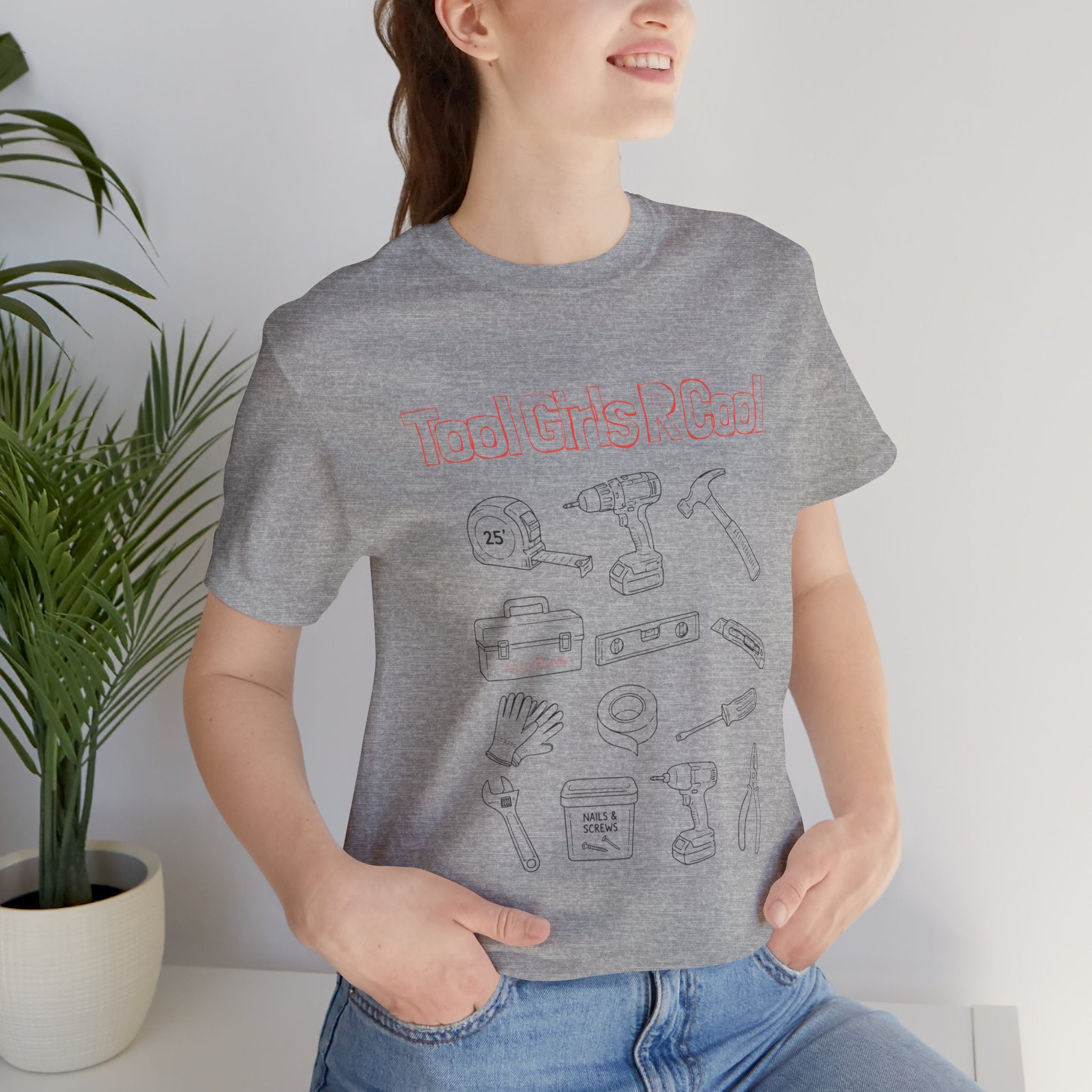 Tool Girls Rule T‑Shirt — Feminist DIY Tools Graphic Tee (Gift for Makers &amp; Handymen)