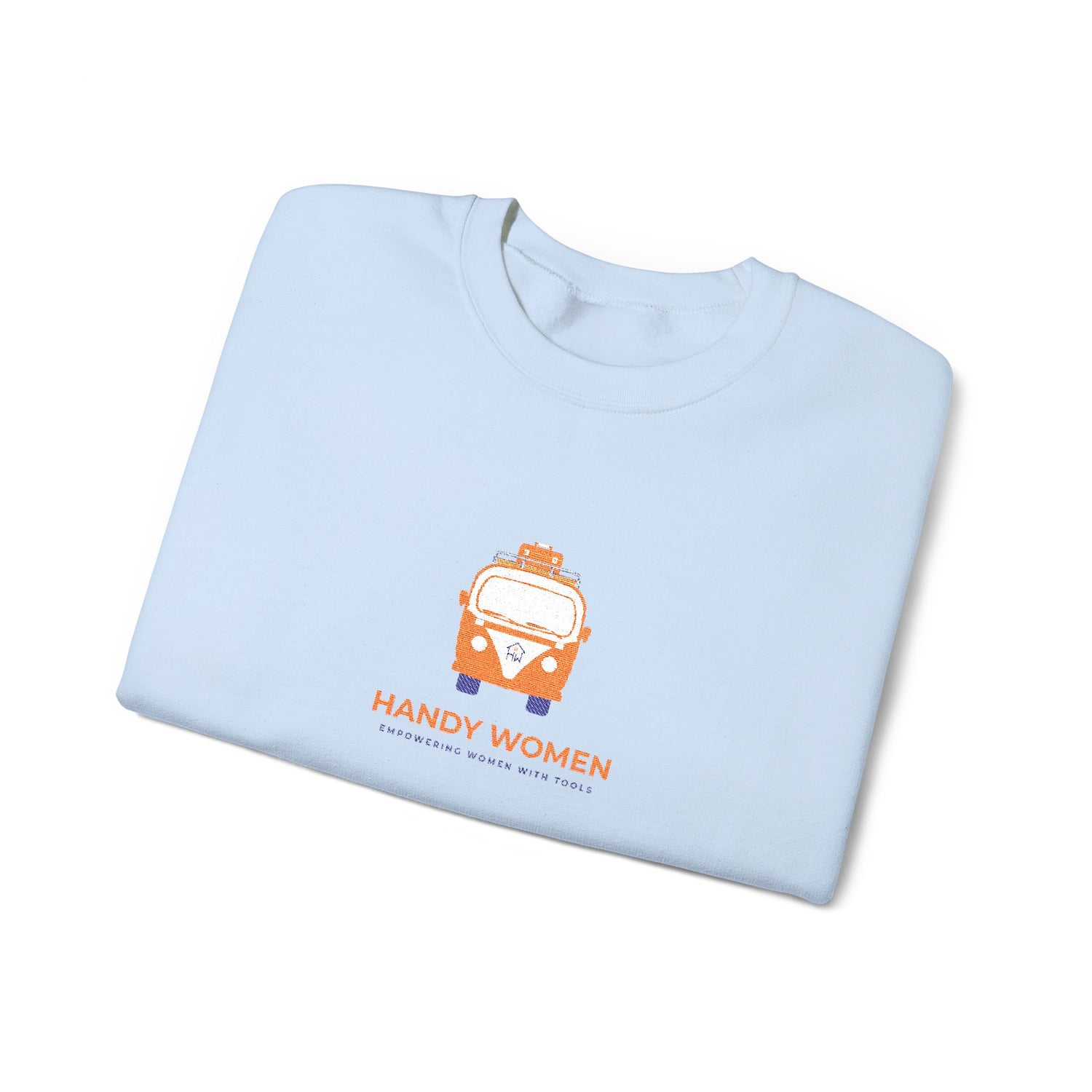 Happy Women Graphic Sweatshirt Embroidered