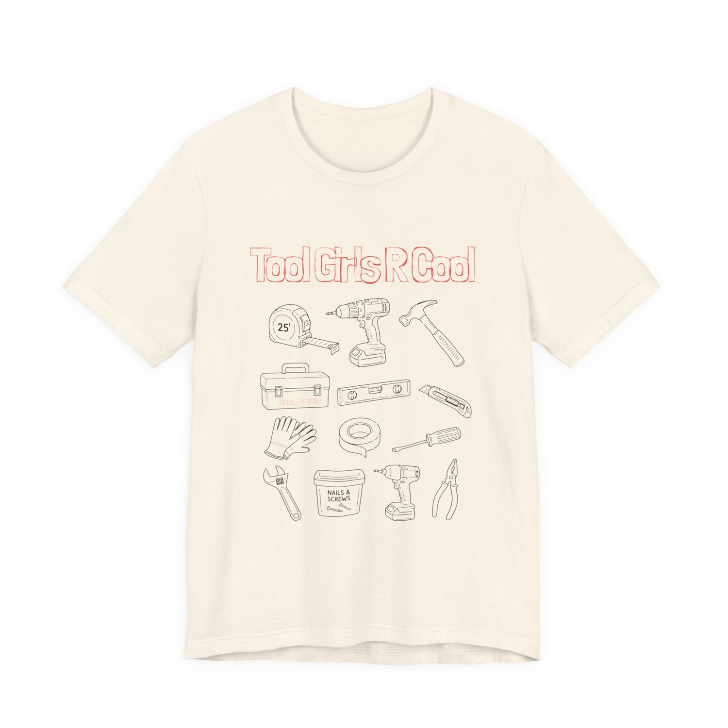 Tool Girls Rule T‑Shirt — Feminist DIY Tools Graphic Tee (Gift for Makers &amp; Handymen)