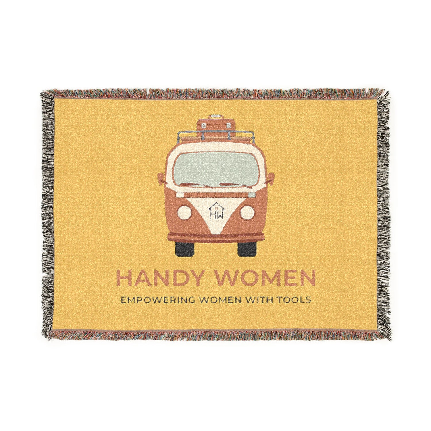 Handy Women Woven Blanket | Throw