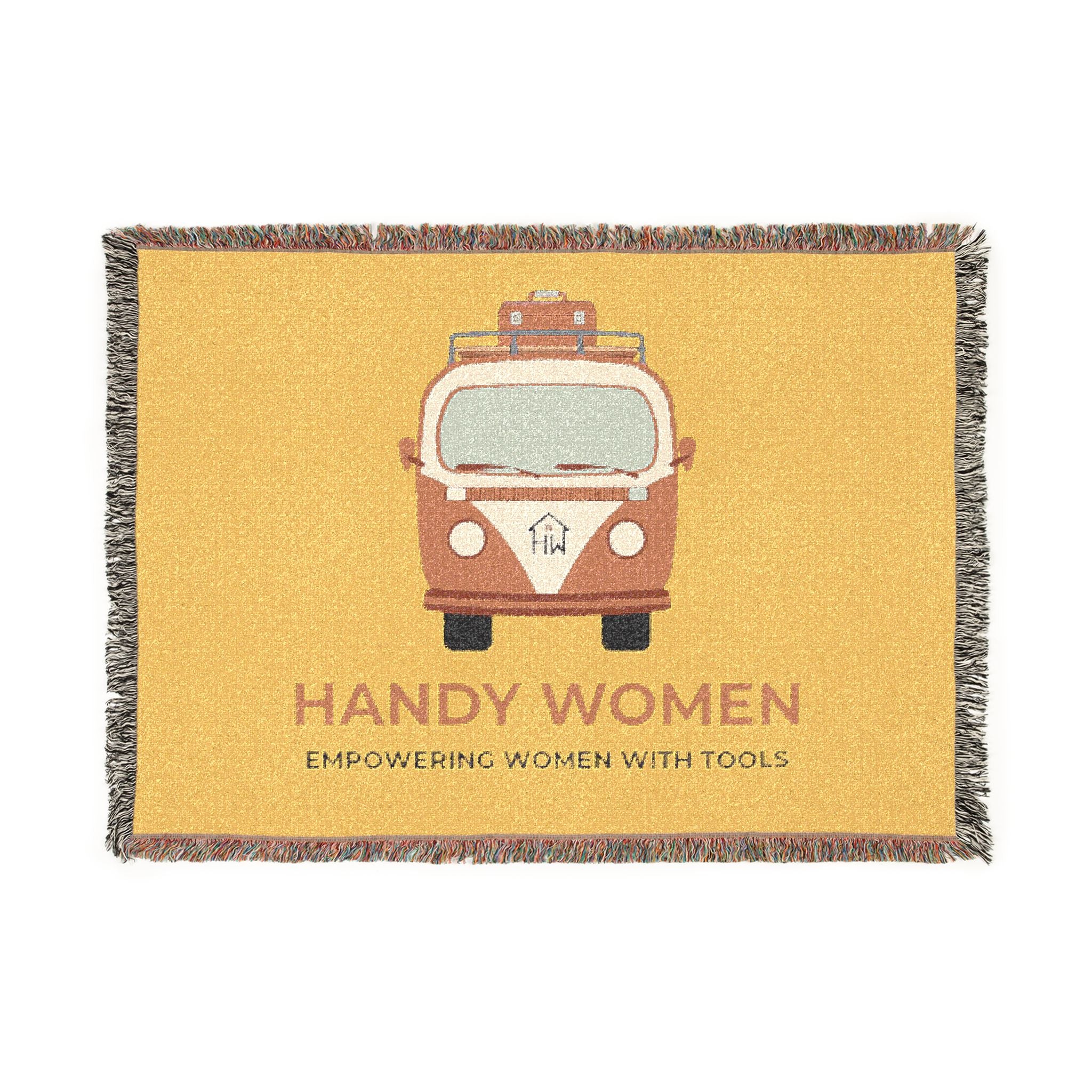 Handy Women Woven Blanket | Throw