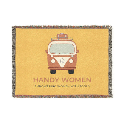 Handy Women Woven Blanket | Throw