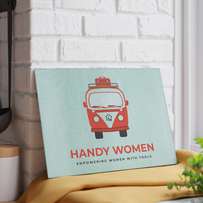 Handy Women Glass Cutting Board | Empowering Women with Tools