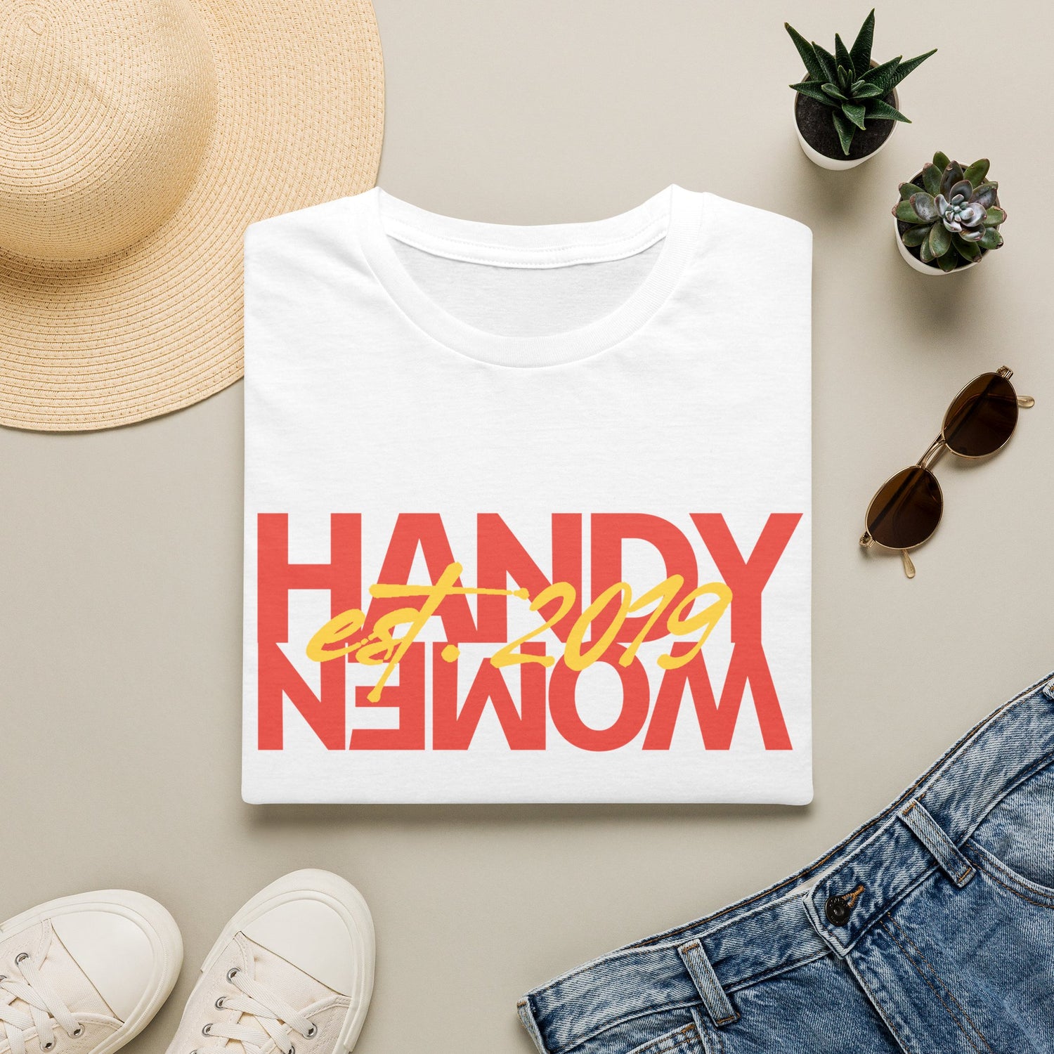Handy Women T-Shirt — est 2019