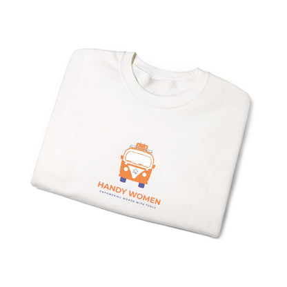 Happy Women Graphic Sweatshirt Embroidered