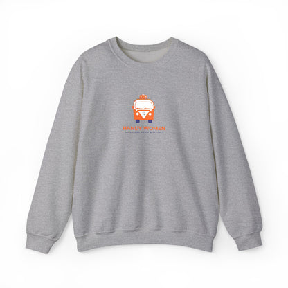 Happy Women Graphic Sweatshirt Embroidered