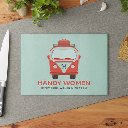 Handy Women Glass Cutting Board | Empowering Women with Tools