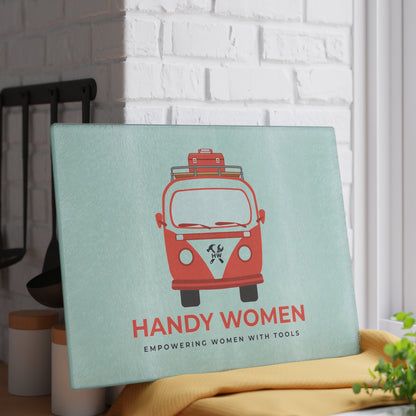 Handy Women Glass Cutting Board | Empowering Women with Tools