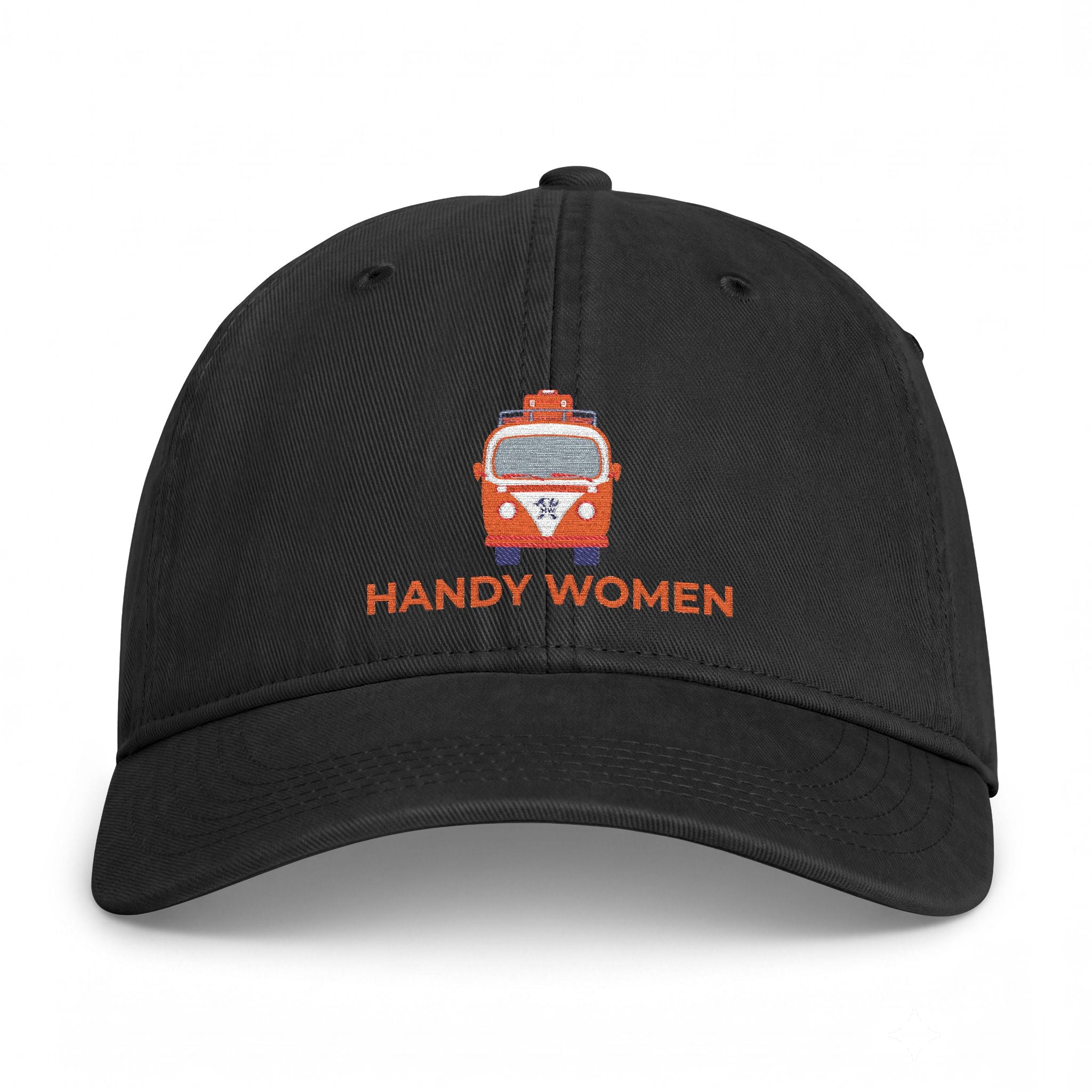 Handy Women Embroidered Cap — Vintage Camper Coastal Washed Hat