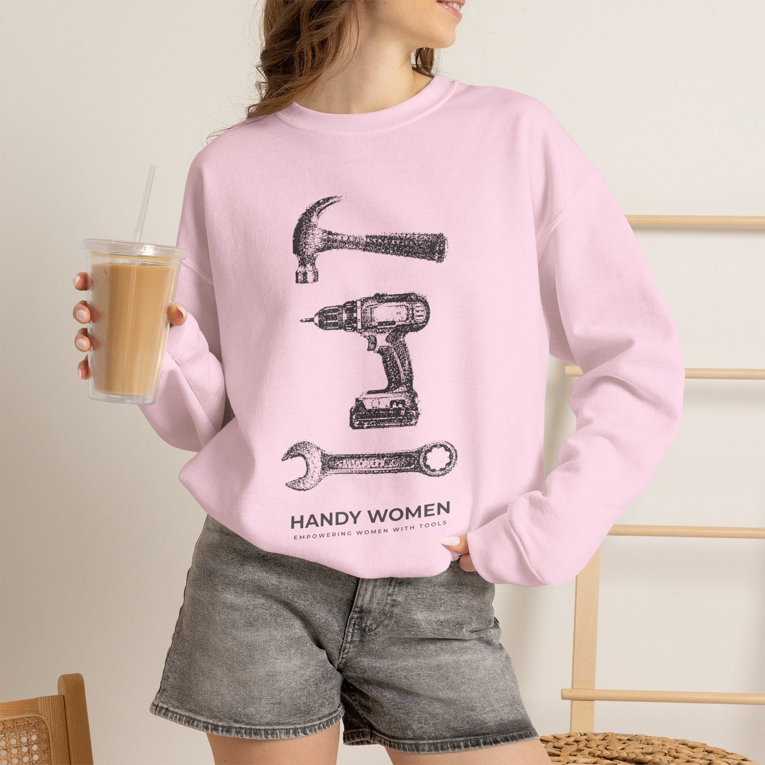 Handy Women Tools Crewneck