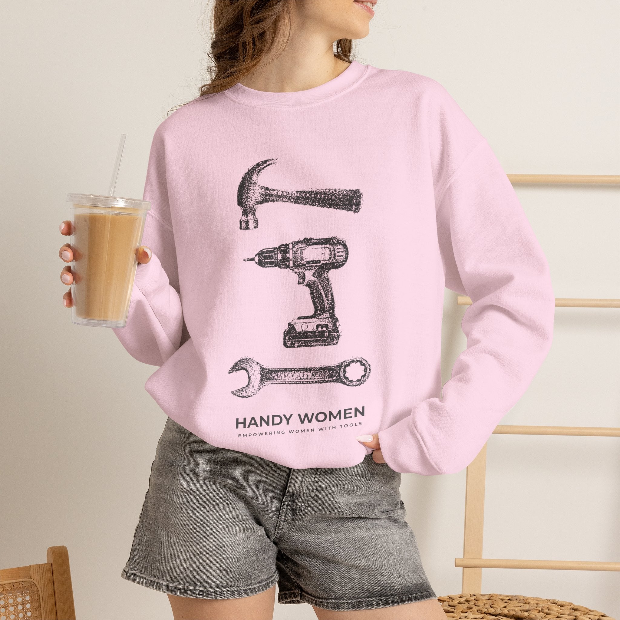 Handy Women Tools Crewneck