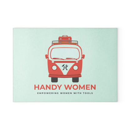 Handy Women Glass Cutting Board | Empowering Women with Tools