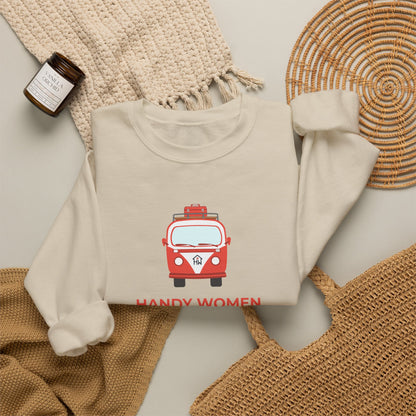 Handy Women Graphic Sweatshirt Embroidered