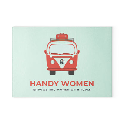 Handy Women Glass Cutting Board | Empowering Women with Tools