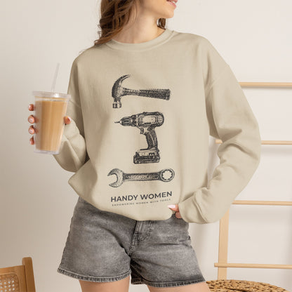Handy Women Tools Crewneck