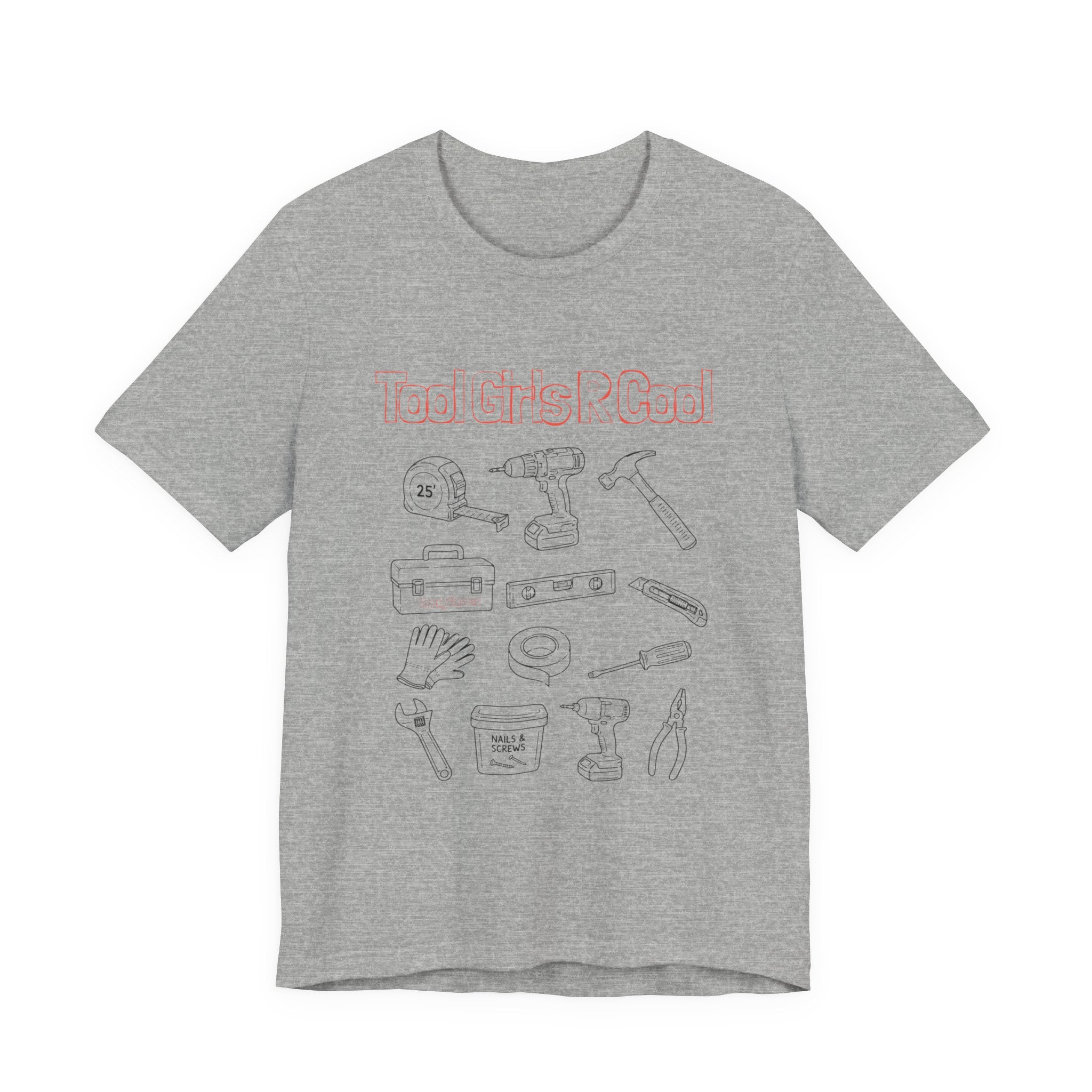 Tool Girls Rule T‑Shirt — Feminist DIY Tools Graphic Tee (Gift for Makers &amp; Handymen)
