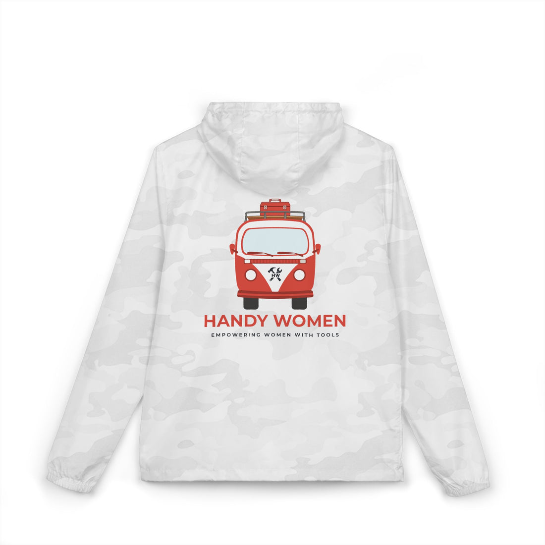 Handy Women Windbreaker Jacket | White Camo