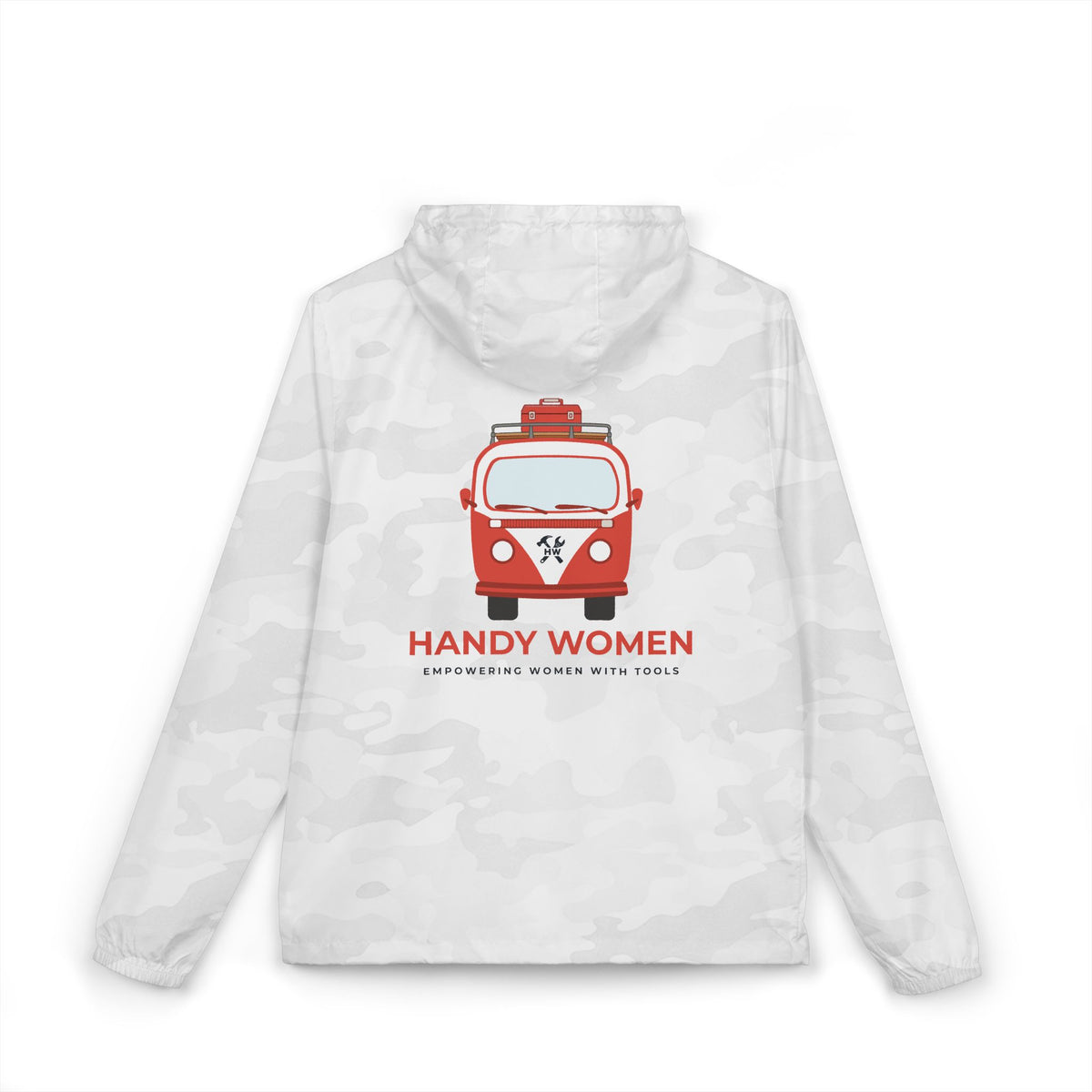Handy Women Windbreaker Jacket | White Camo