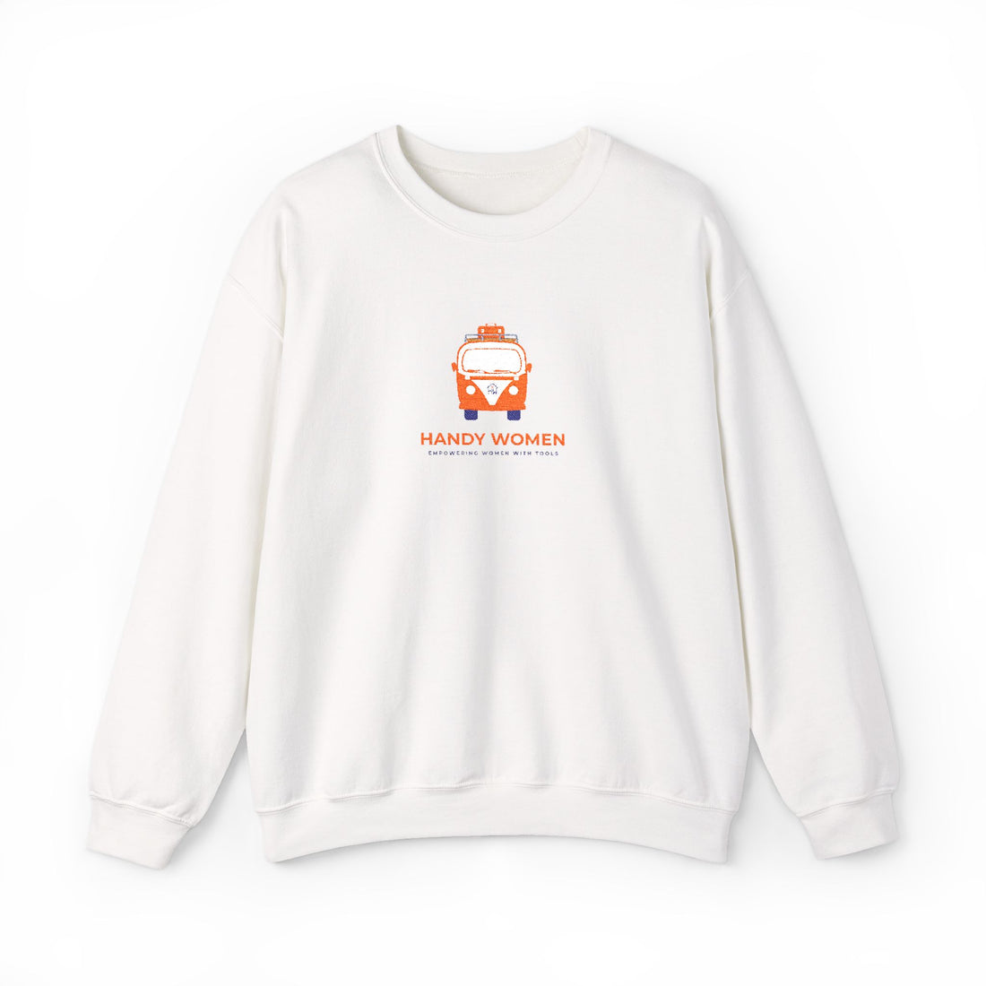 Happy Women Graphic Sweatshirt Embroidered