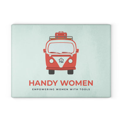 Handy Women Glass Cutting Board | Empowering Women with Tools