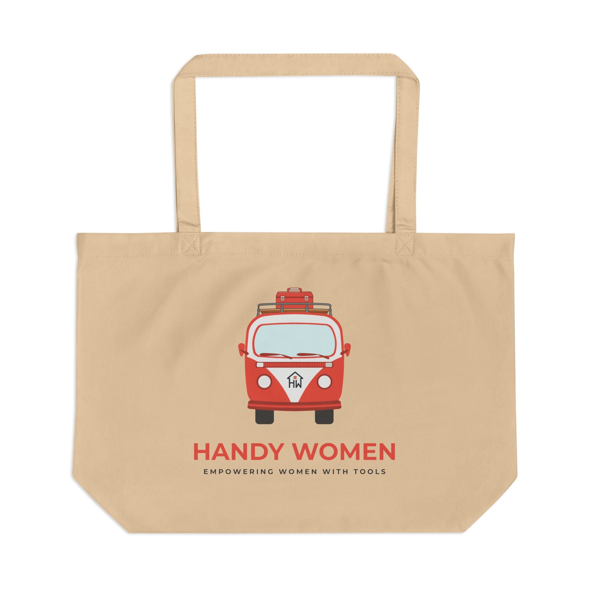 Handy Women Tote | Empowering Women with Tools canvas tote