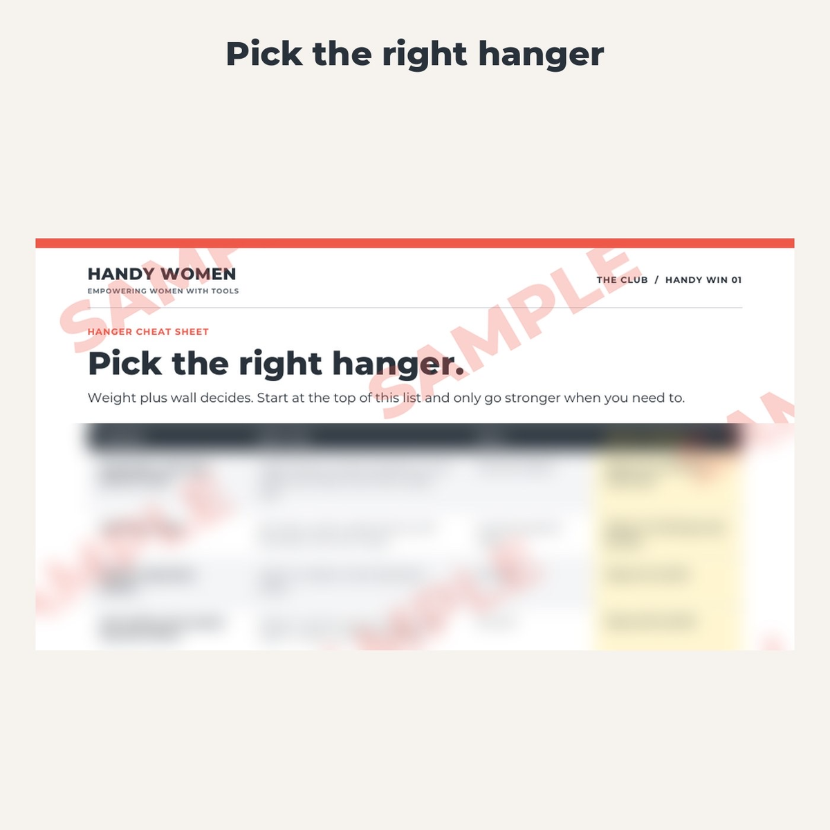 Hang It With Confidence: Picture Hanging Guide (Fillable / Printable PDF)