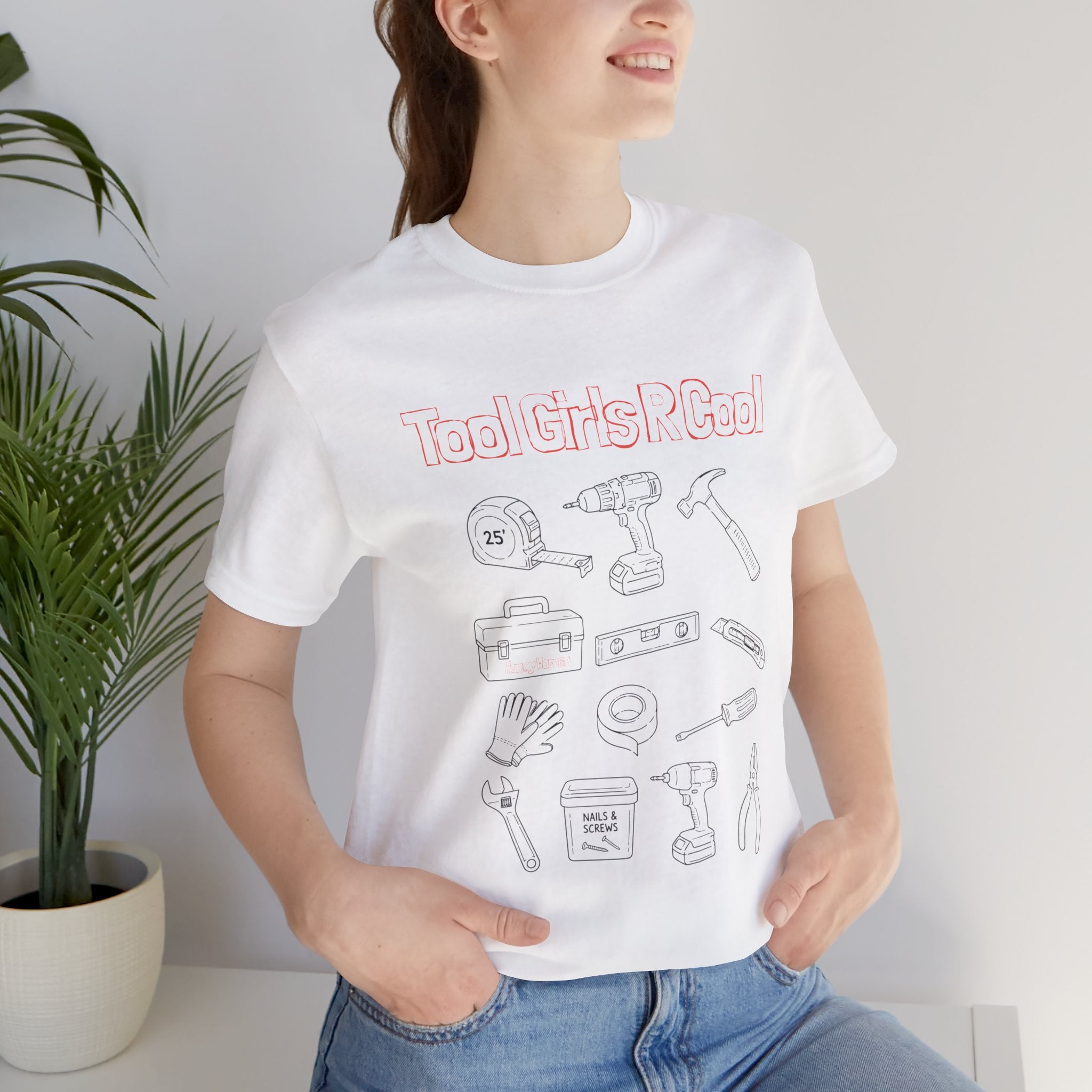 Tool Girls Rule T‑Shirt — Feminist DIY Tools Graphic Tee (Gift for Makers &amp; Handymen)