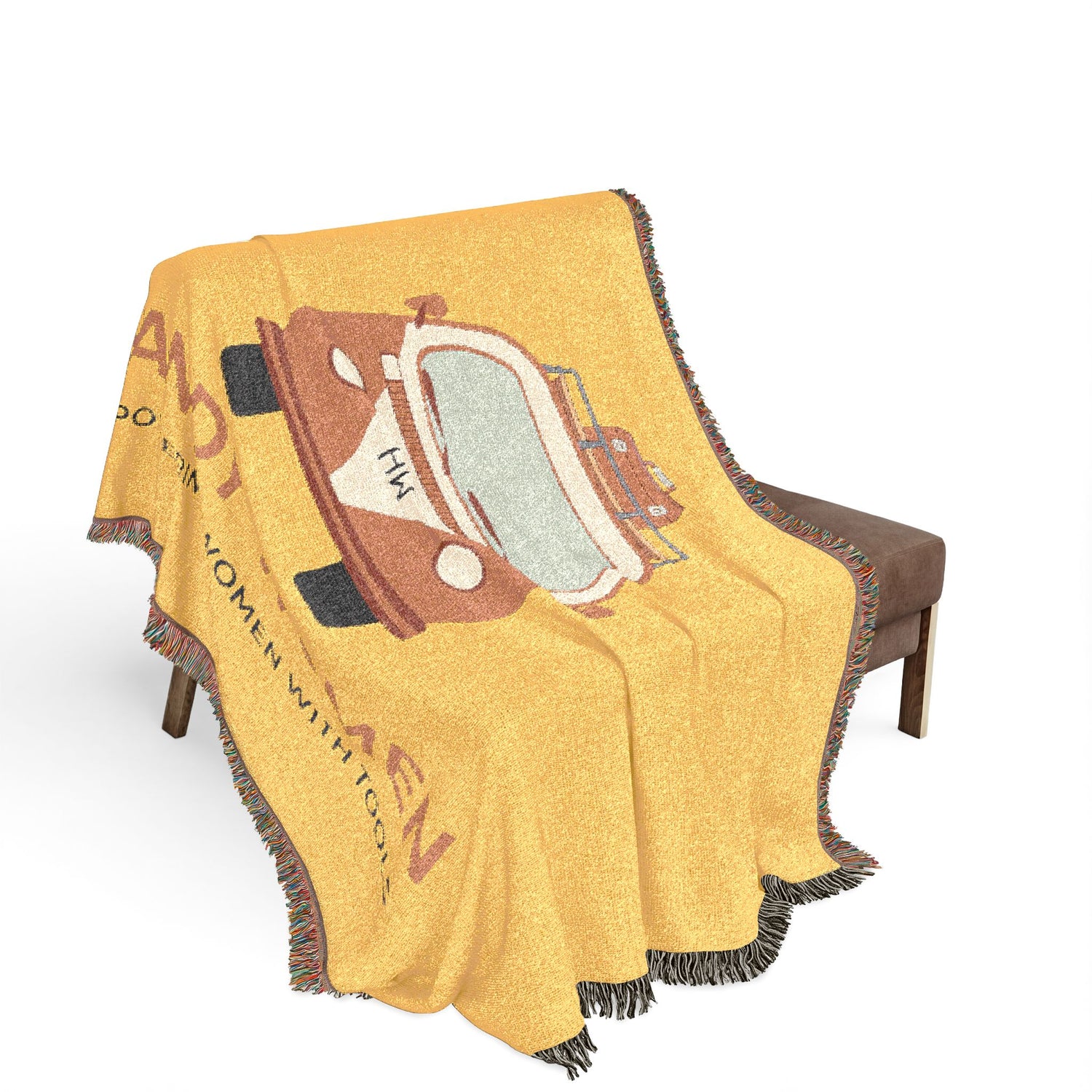 Handy Women Woven Blanket | Throw