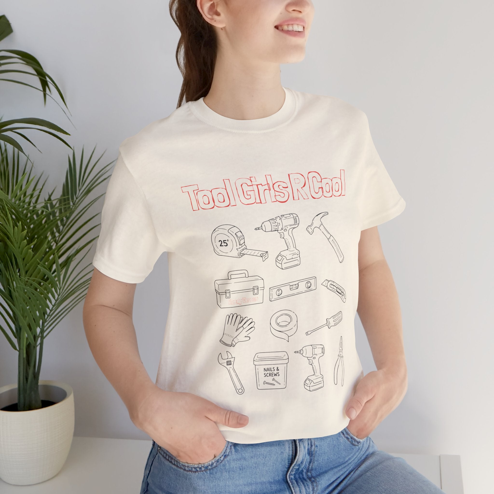 Tool Girls Rule T‑Shirt — Feminist DIY Tools Graphic Tee (Gift for Makers &amp; Handymen)