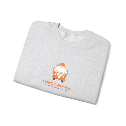Happy Women Graphic Sweatshirt Embroidered