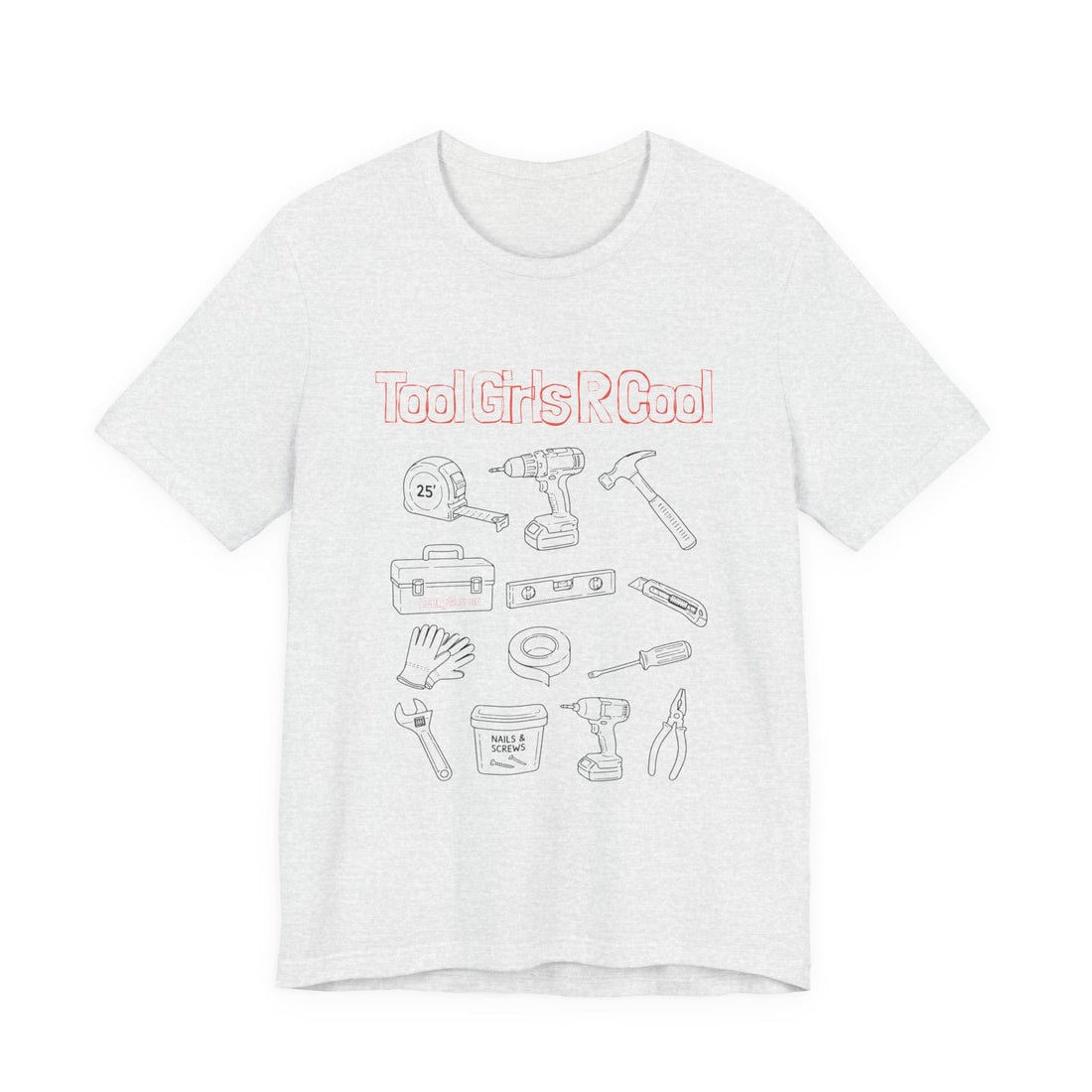 Tool Girls Rule T‑Shirt — Feminist DIY Tools Graphic Tee (Gift for Makers &amp; Handymen)