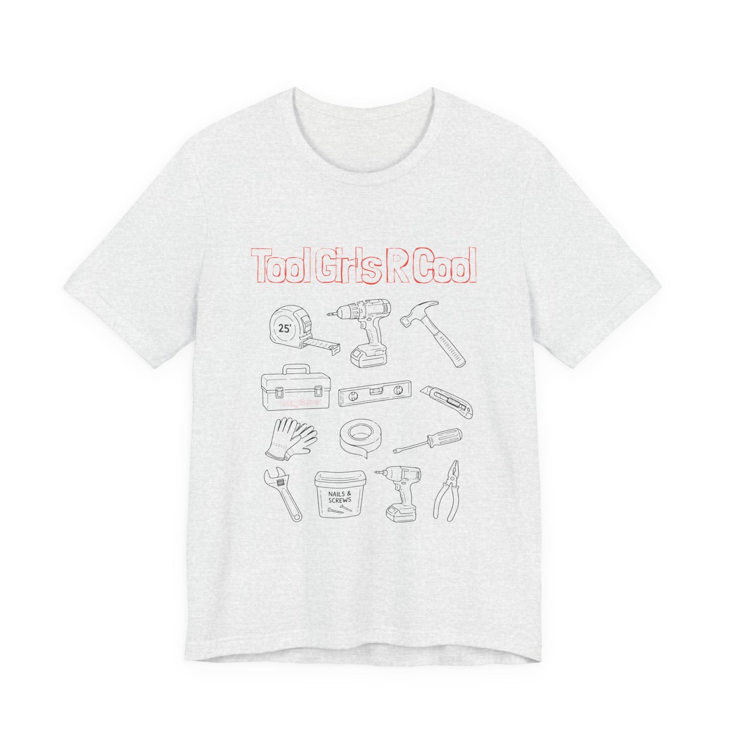 Tool Girls Rule T‑Shirt — Feminist DIY Tools Graphic Tee (Gift for Makers &amp; Handymen)
