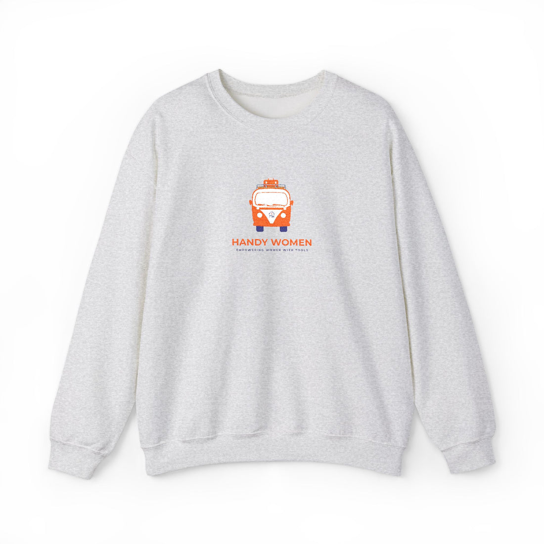 Happy Women Graphic Sweatshirt Embroidered