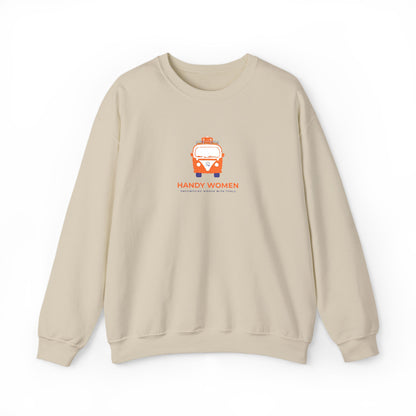 Happy Women Graphic Sweatshirt Embroidered