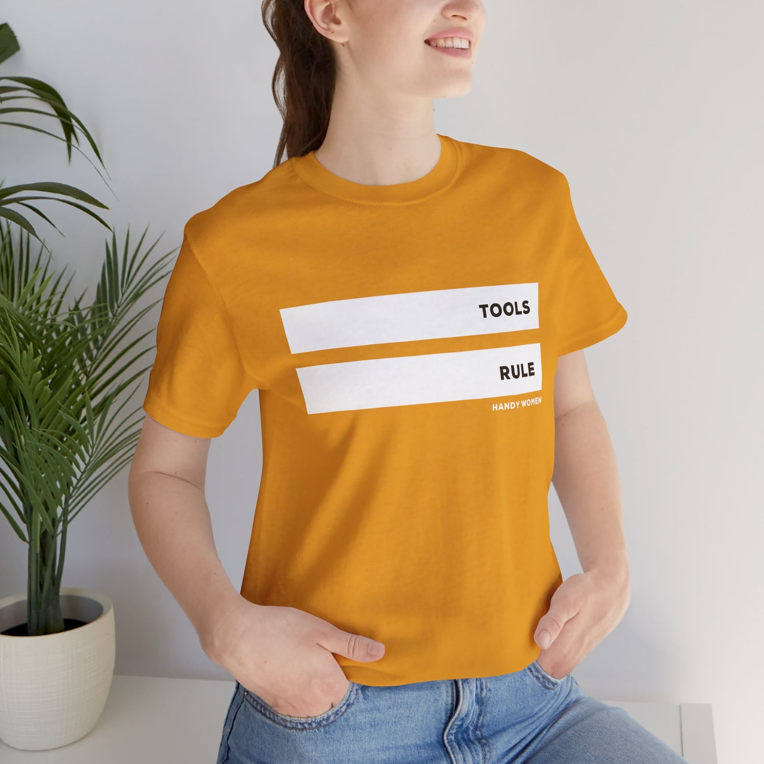 Tools Rule Graphic Tee — "TOOLS RULE" Women&